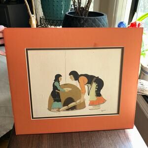 Allan Houser - Art Print from “I Am A Pueblo Indian Girl” 1937